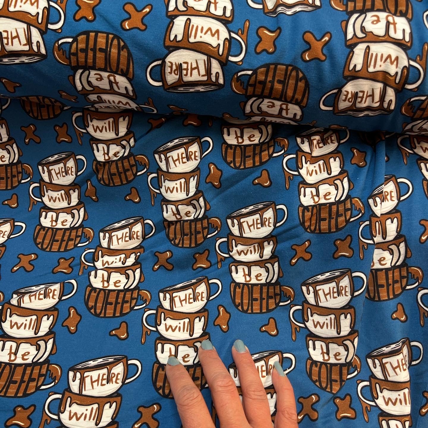 There will be Coffee Blue GOTS-Trikå/Jersey