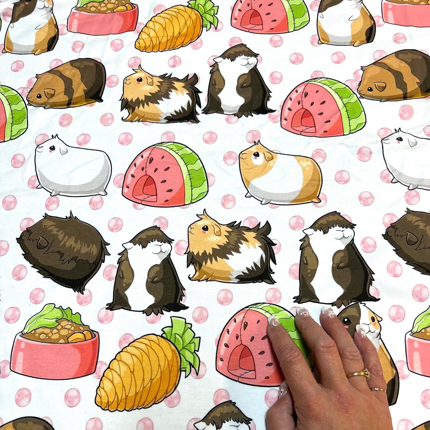 Marsvin Öglad Jogging/French Terry