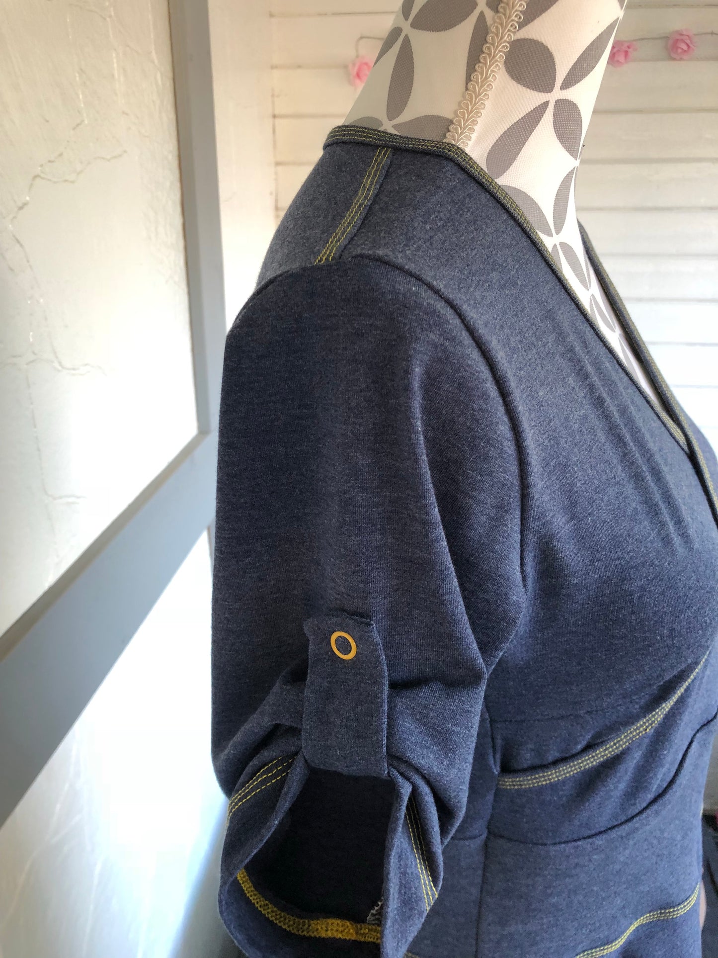 Trikå/Singeljersey Jeans Melange