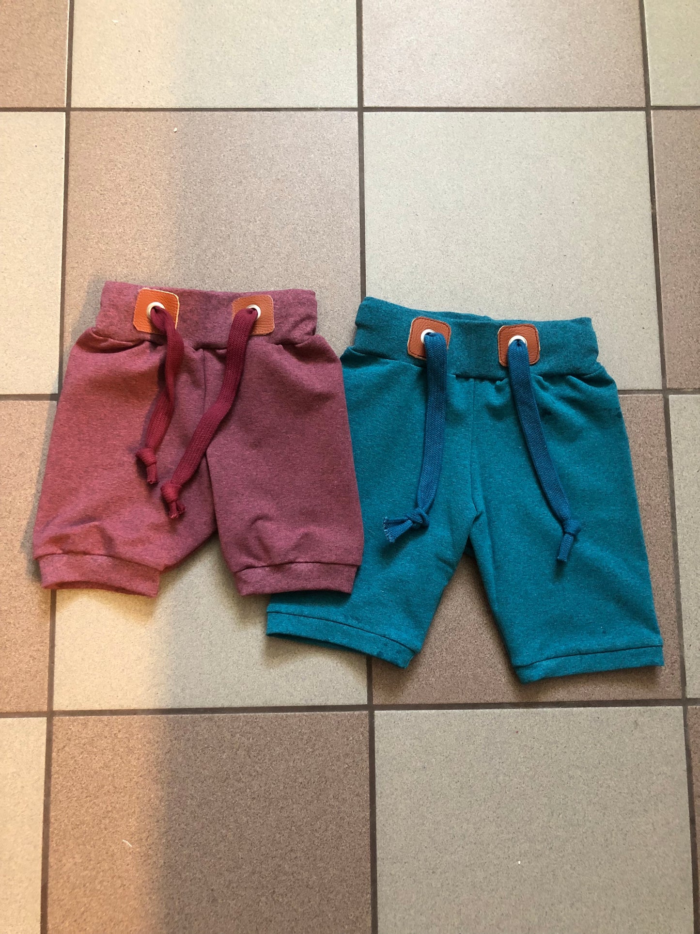 Öglad jogging Dark Salmon Melange