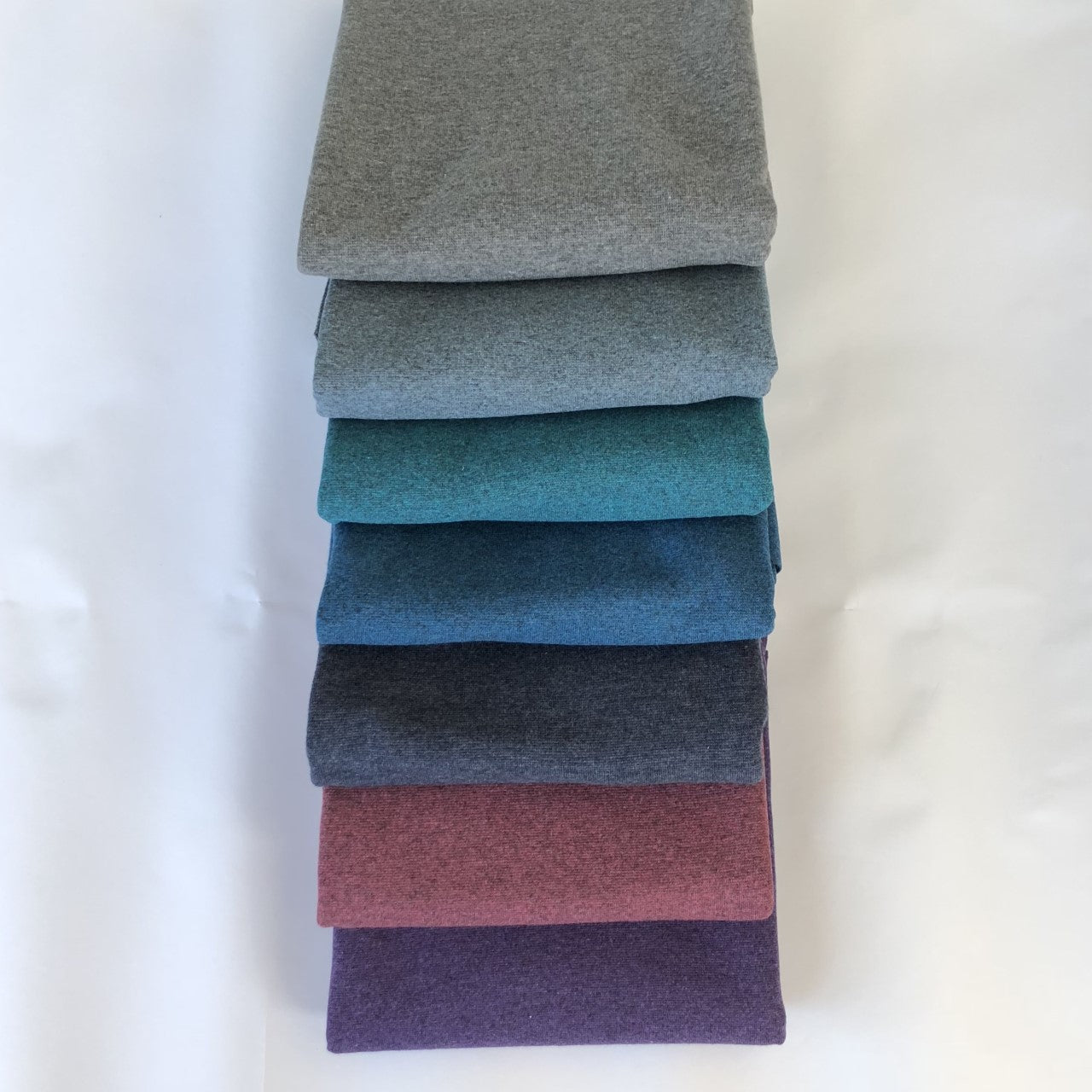 Mudd, rundstickad extra bred, Lilac Melange