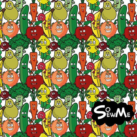 Veggie Fruits White Trikå/Jersey