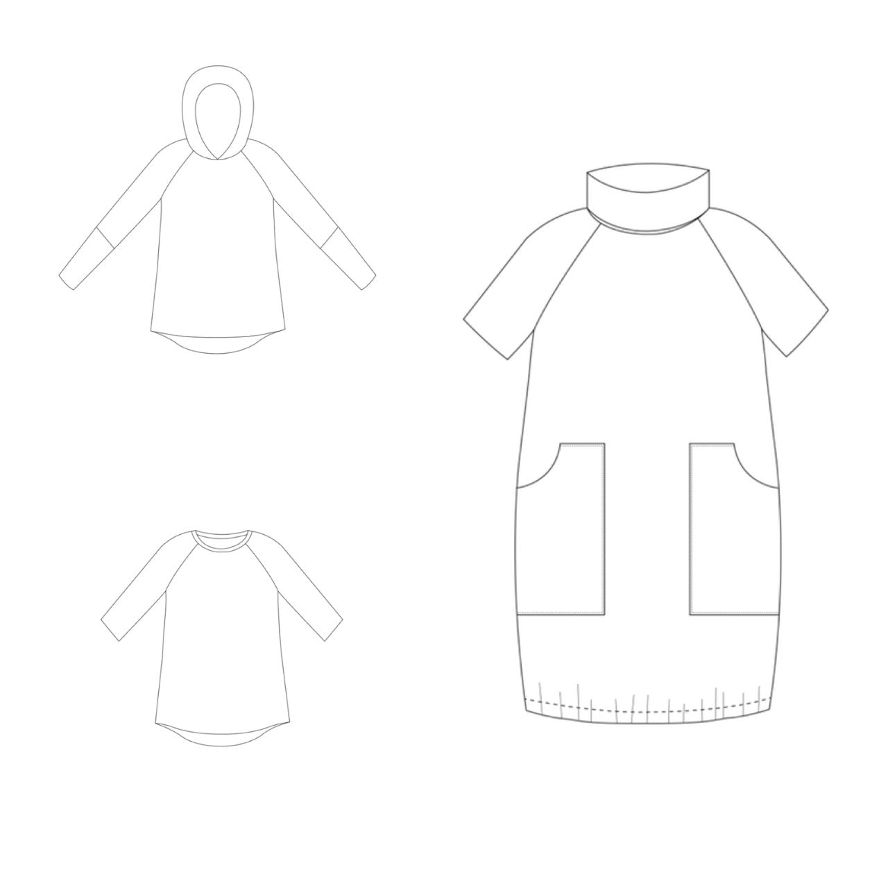 Little League Strl 62-164 Pappersmönster