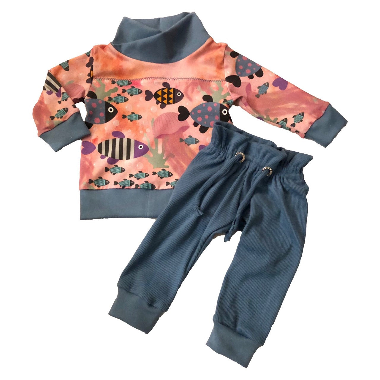 Watercolor Peach Trikå/Jersey