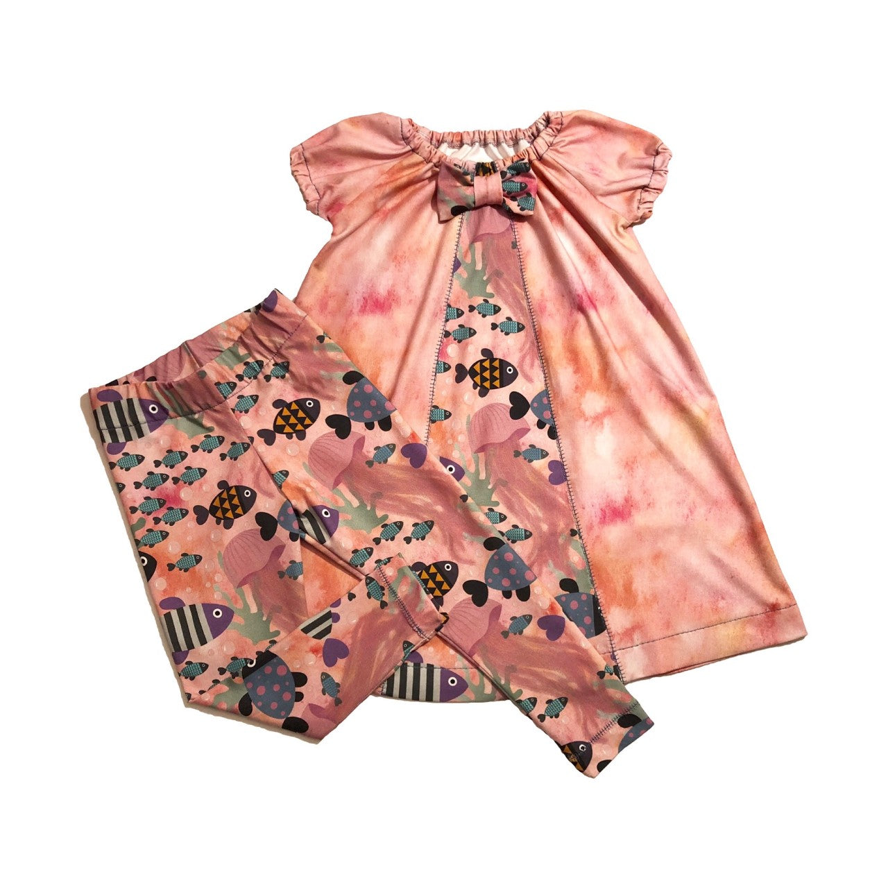 Watercolor Peach Trikå/Jersey