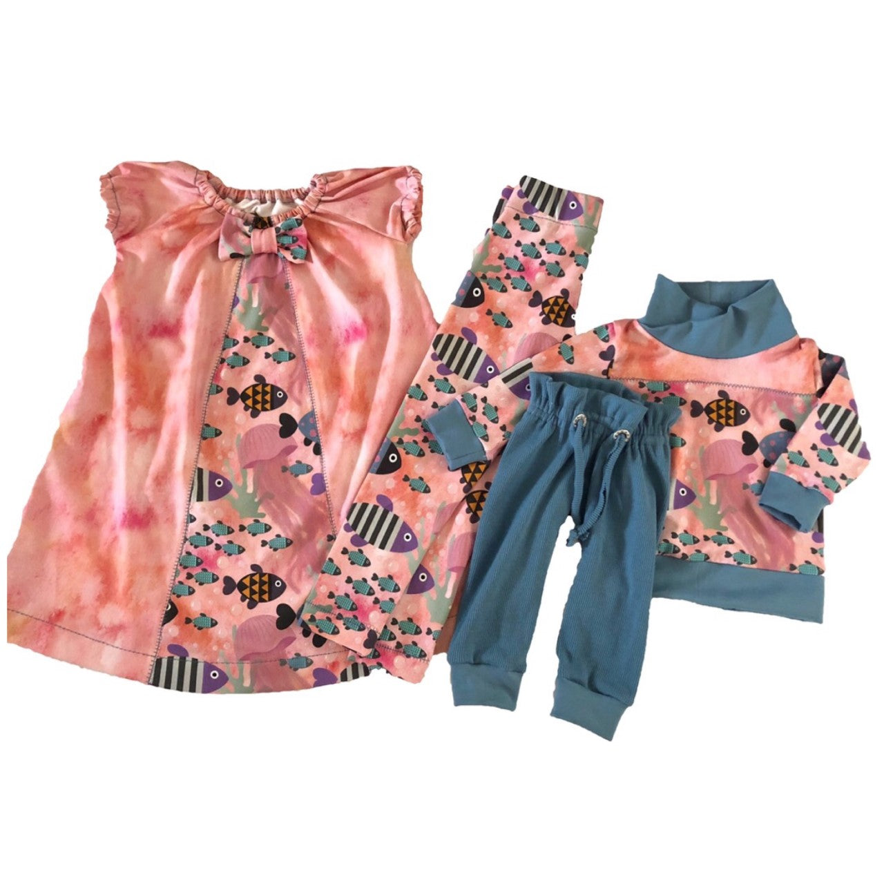 Watercolor Peach Trikå/Jersey