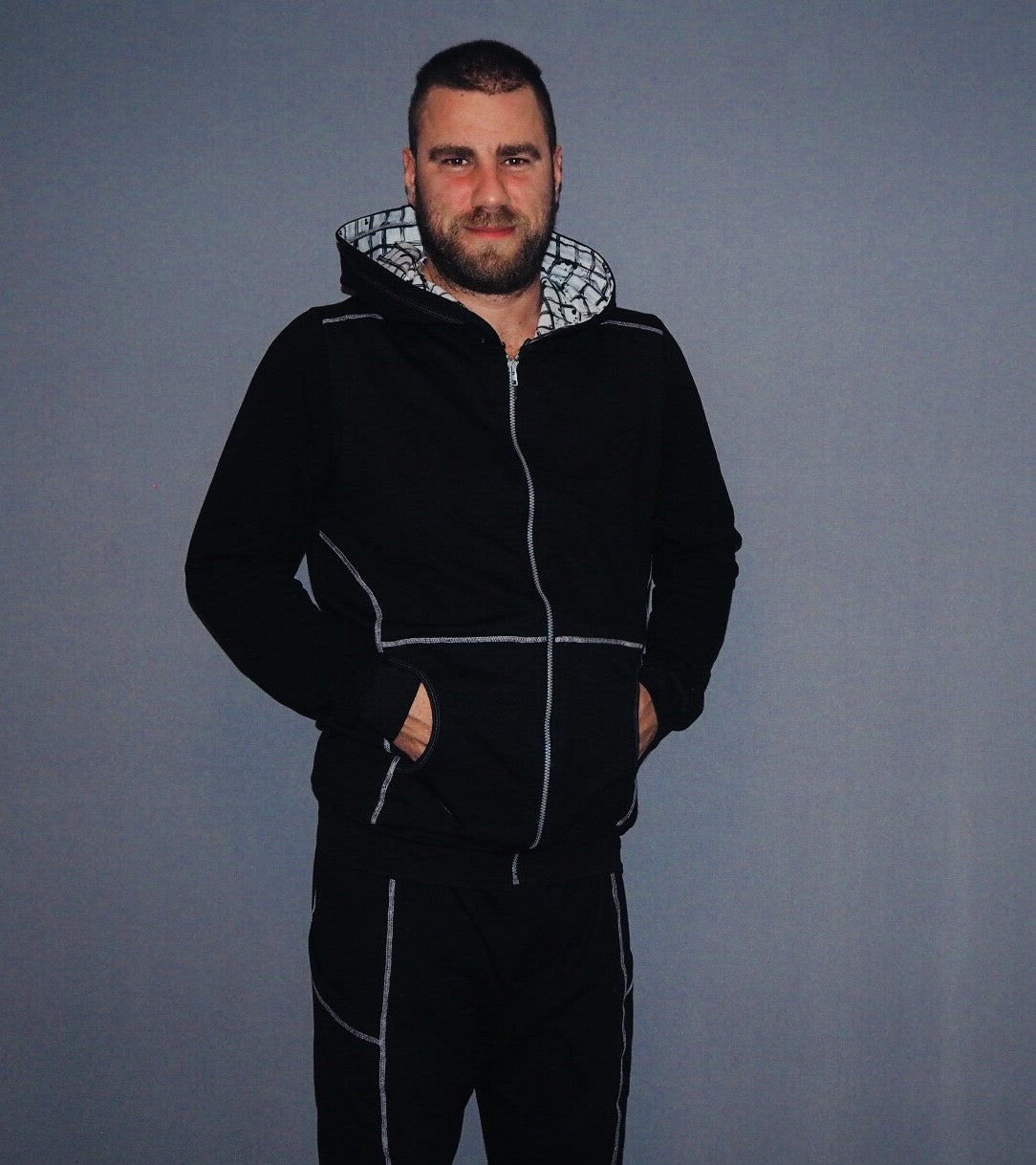 Hood Hunter strl XXS-XXXL Pappersmönster