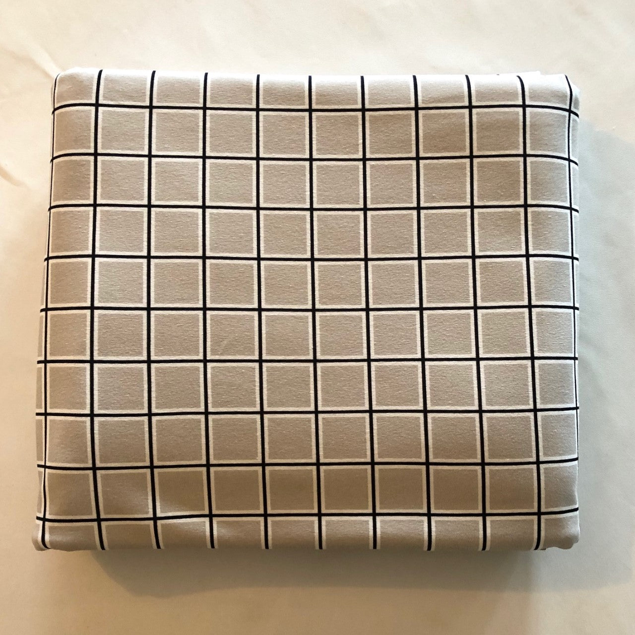 Rabbit Grid Latte Trikå/Jersey