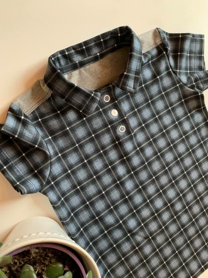 Miniskotten Trikå/Jersey Duvblå