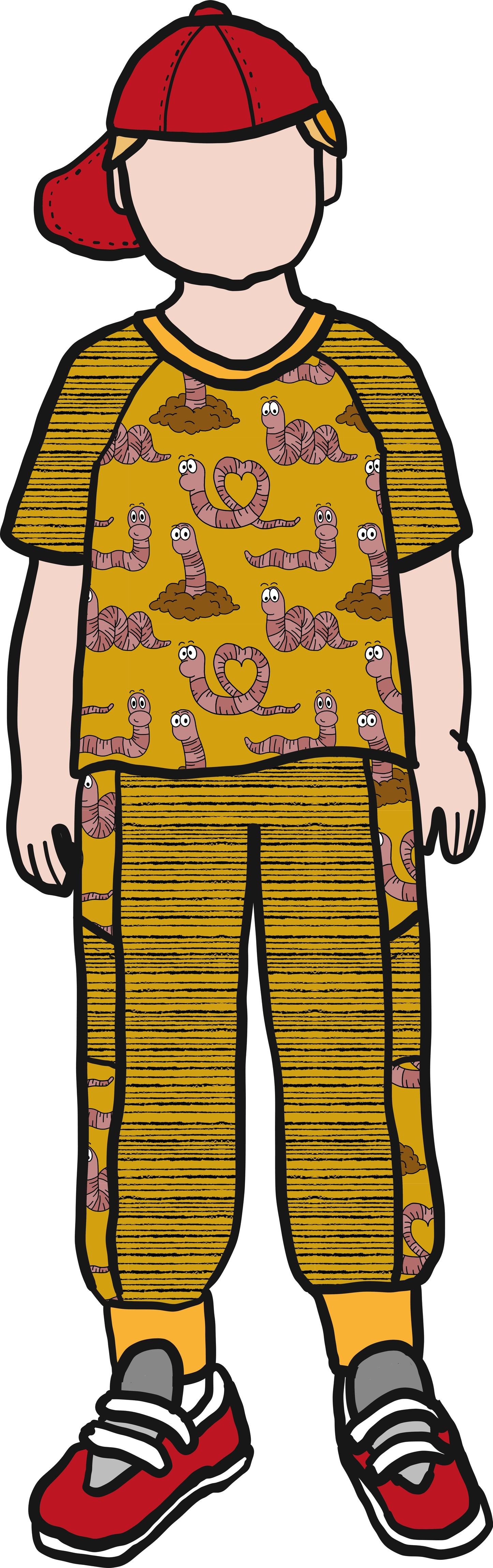 Worms Trikå/Jersey Deep Red