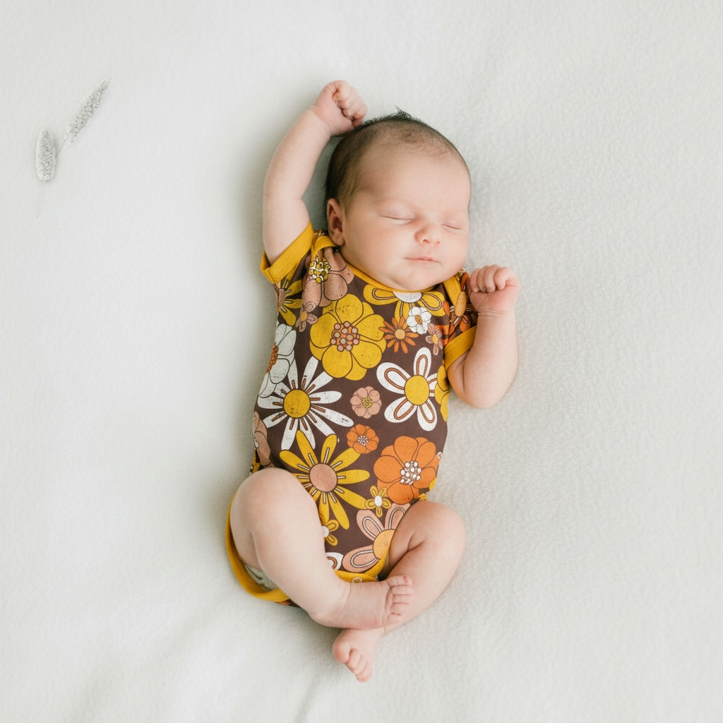 Retro Florals Brown TRYCKS PÅ BESTÄLLNING FEB-MARS 2026