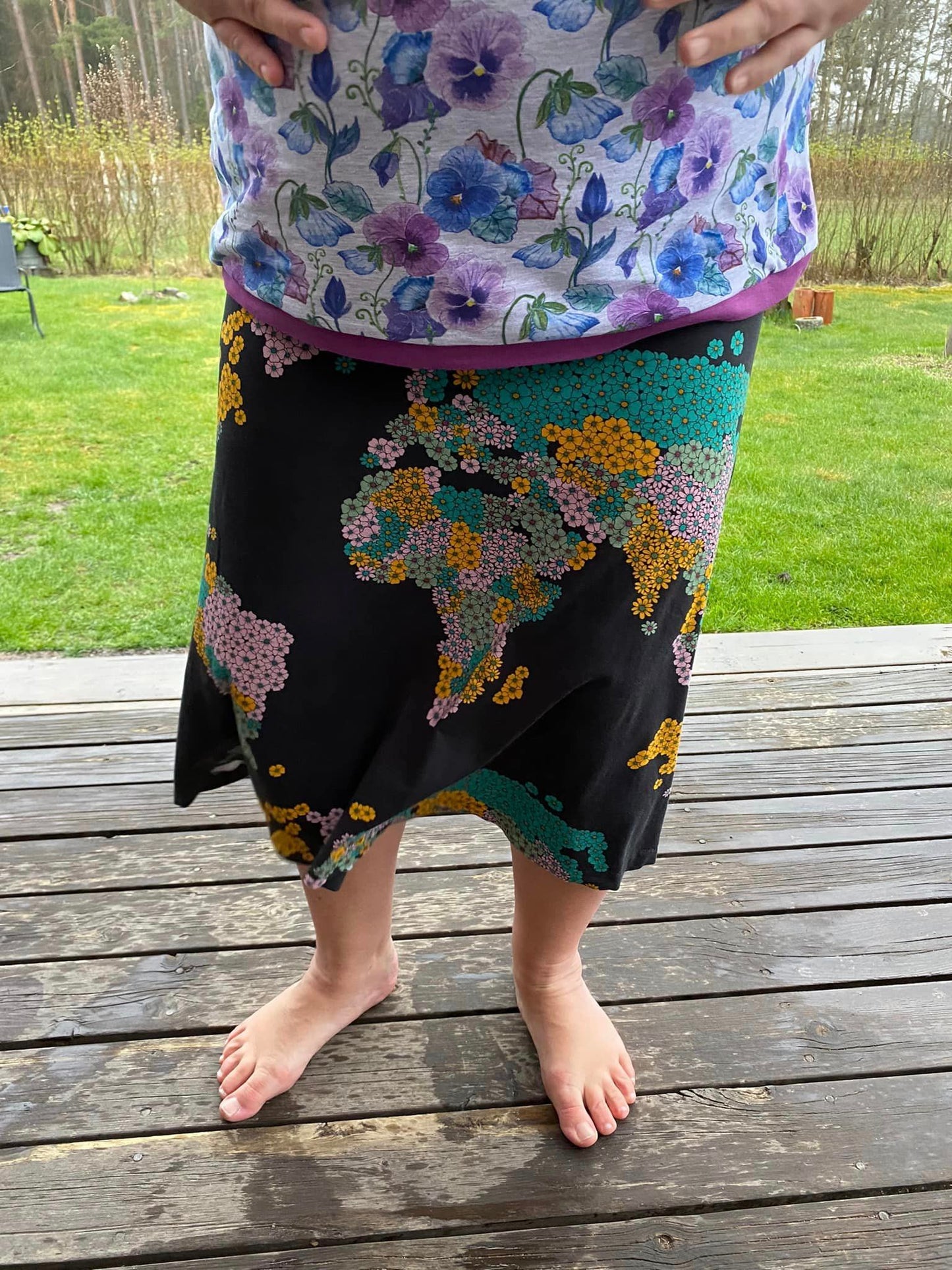 Simple Skirt Strl 34-56 PDF-mönster