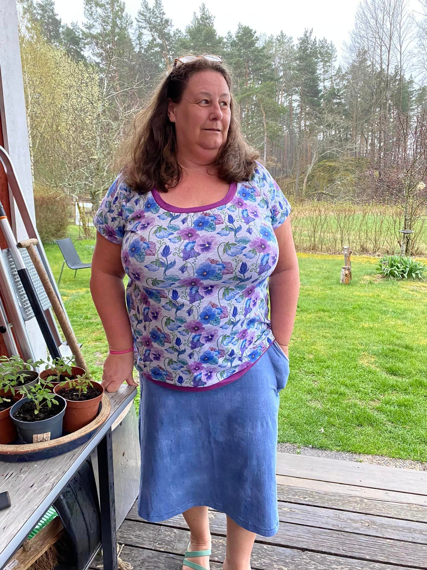 Simple Skirt Strl 34-56 PDF-mönster