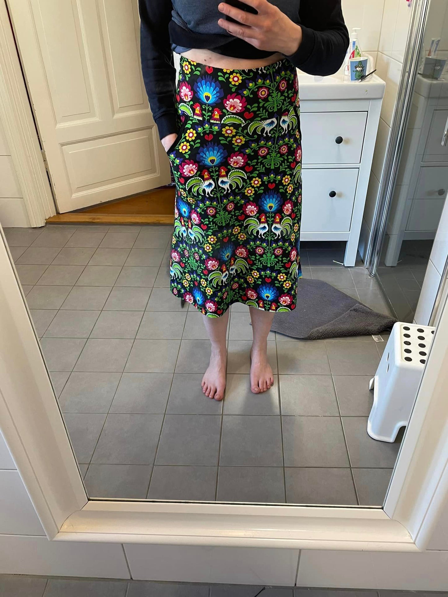 Simple Skirt Strl 34-56 PDF-mönster