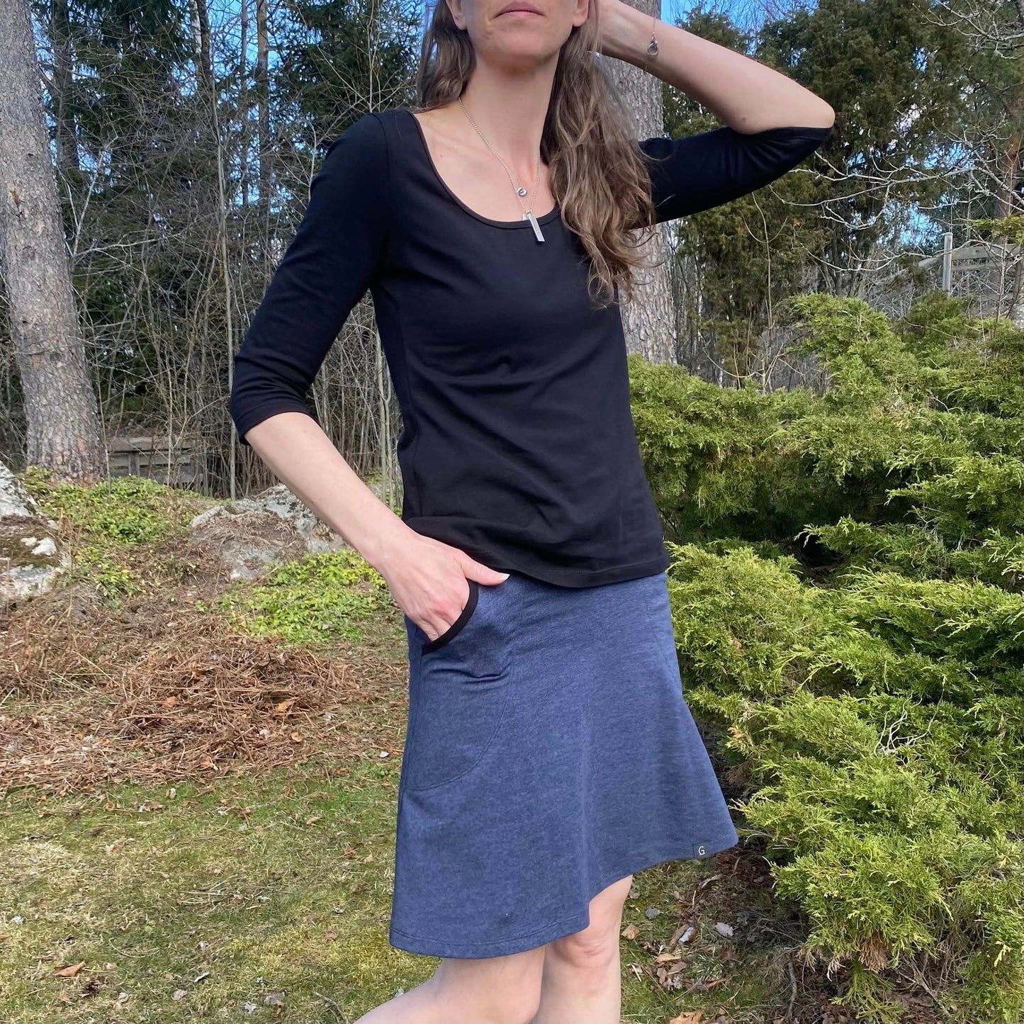 Simple Skirt Strl 34-56 PDF-mönster