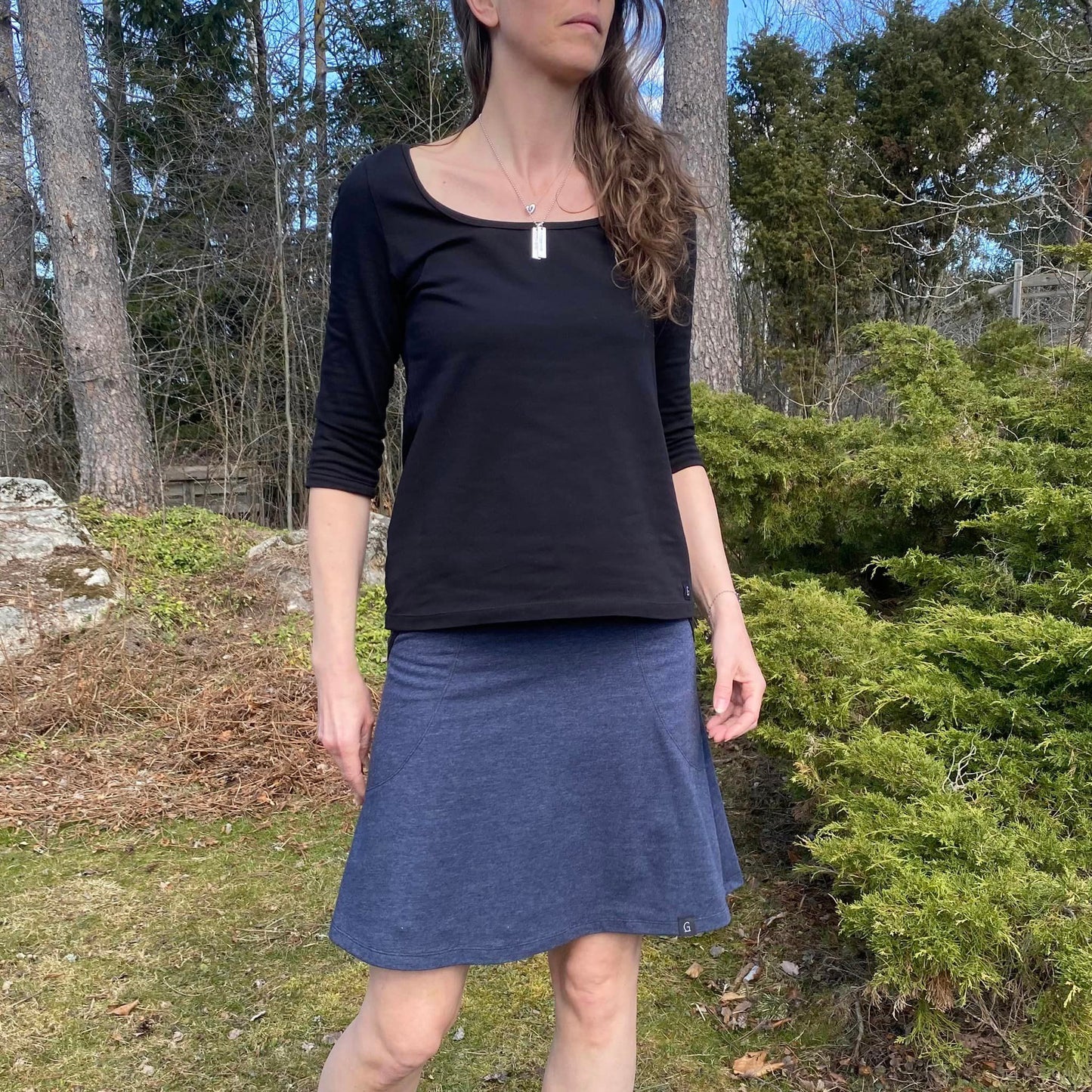 Simple Skirt Strl 34-56 PDF-mönster