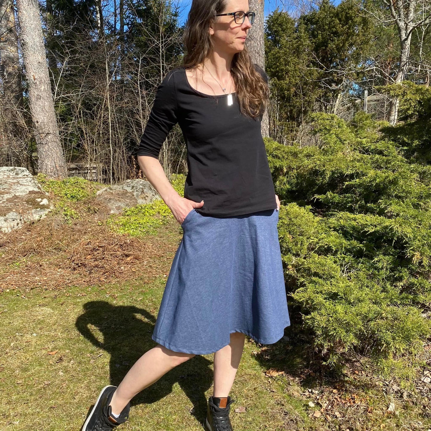 Simple Skirt Strl 34-56 PDF-mönster