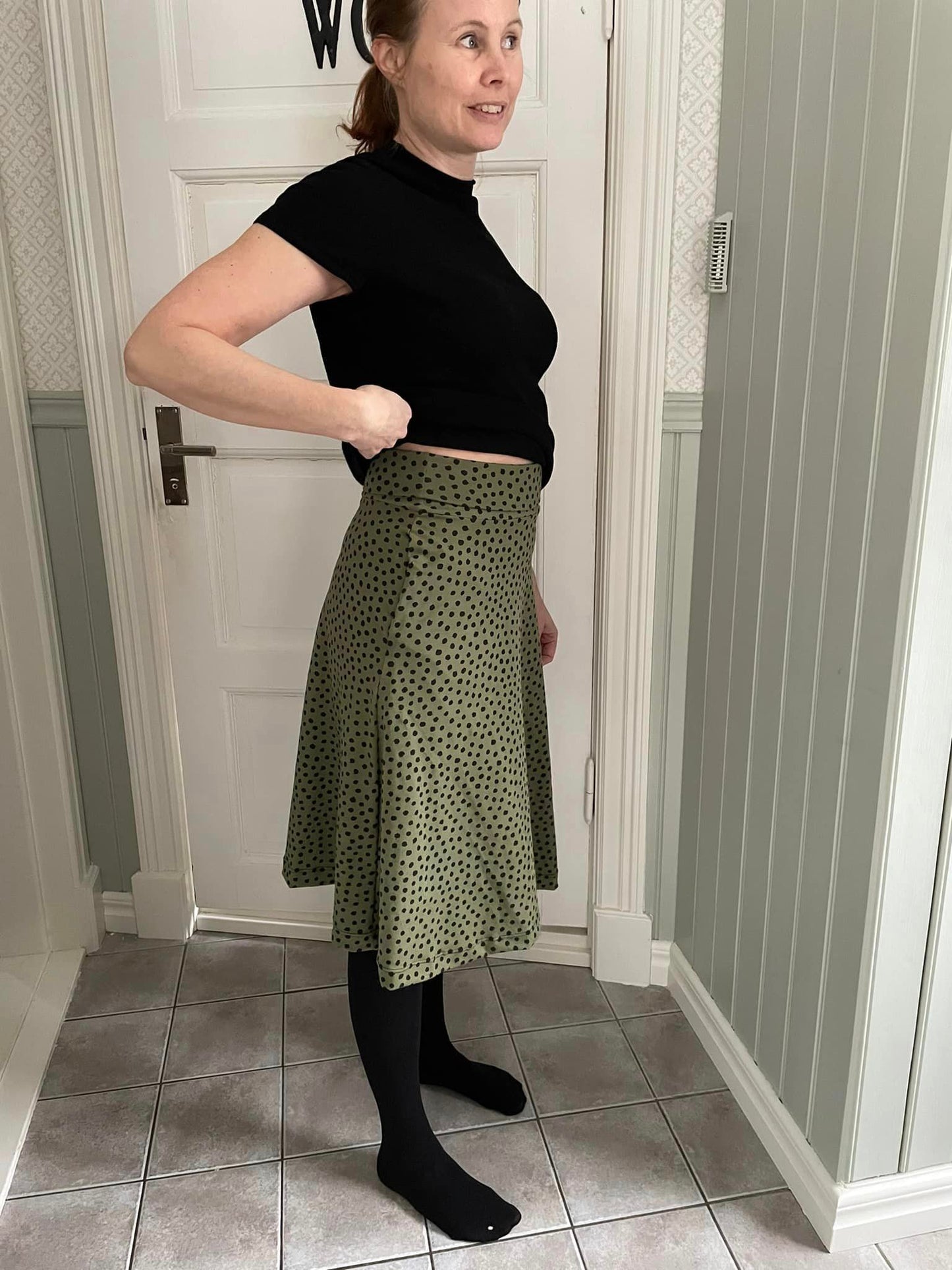 Simple Skirt Strl 34-56 PDF-mönster