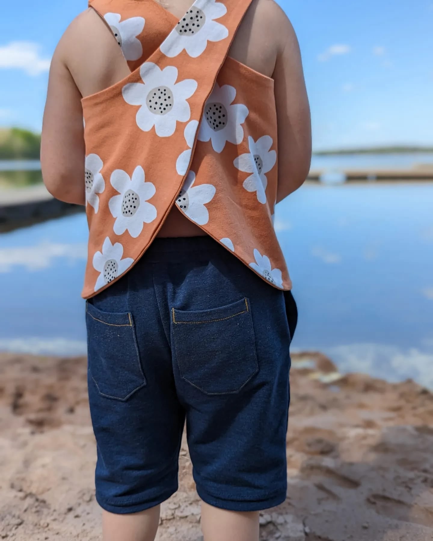 Wrap Around Top Strl 86-164 PDF-mönster