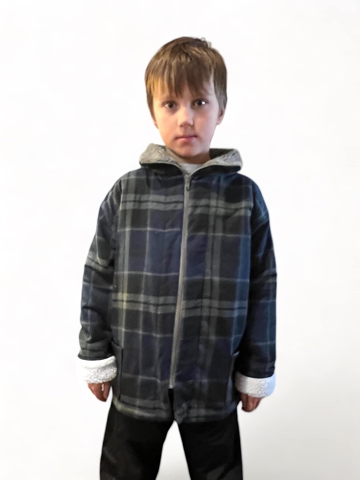 Cozy Coat Youth Strl 92-164 PDF-mönster