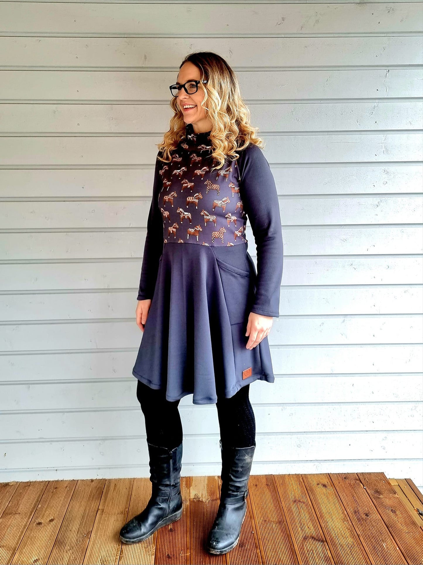 Frosty Finesse Dress Strl 34-56 PDF-mönster