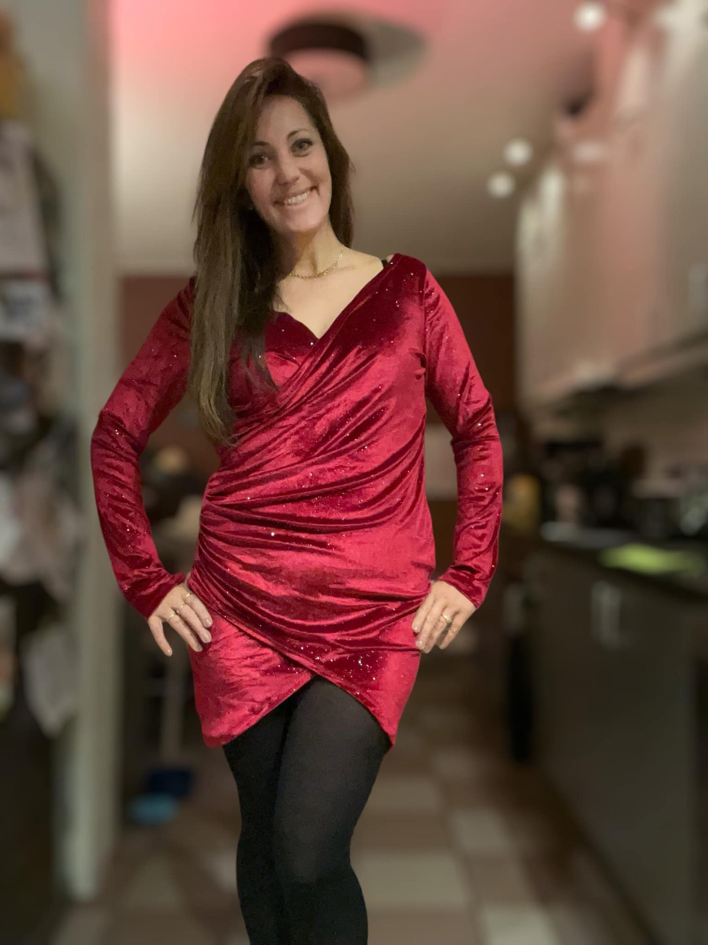Festive Frolic Dress Strl 34-56 PDF-mönster
