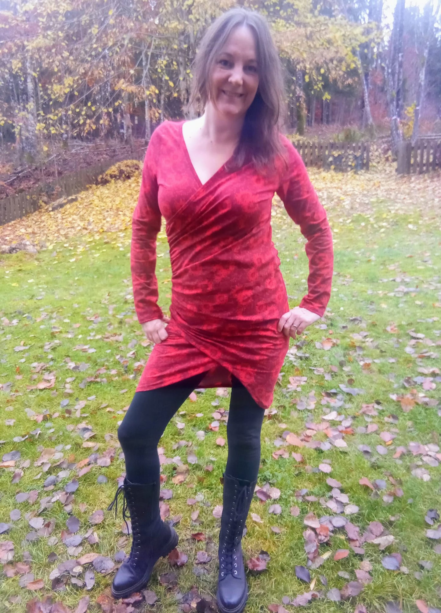 Festive Frolic Dress Strl 34-56 PDF-mönster