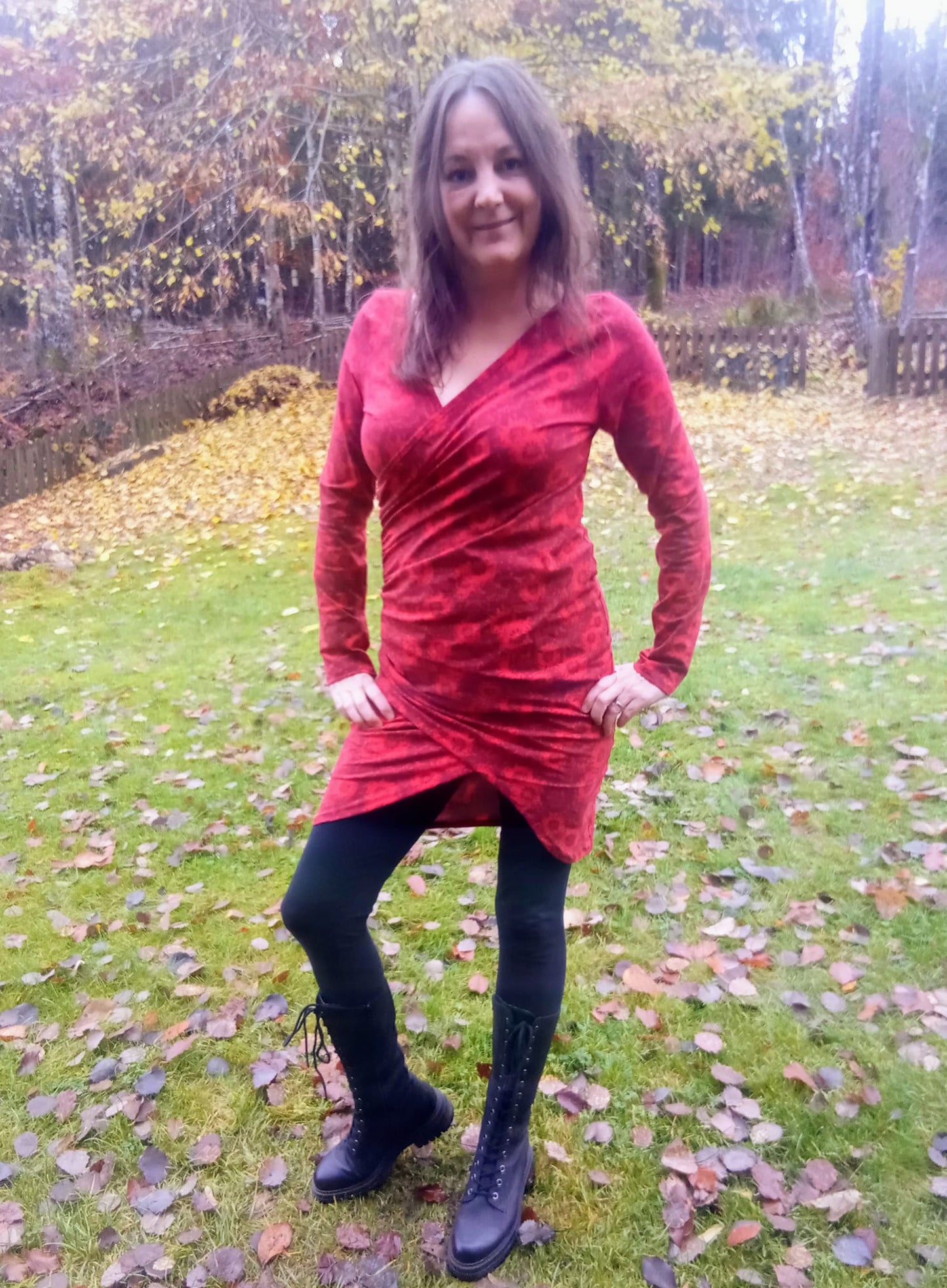 Festive Frolic Dress Strl 34-56 PDF-mönster