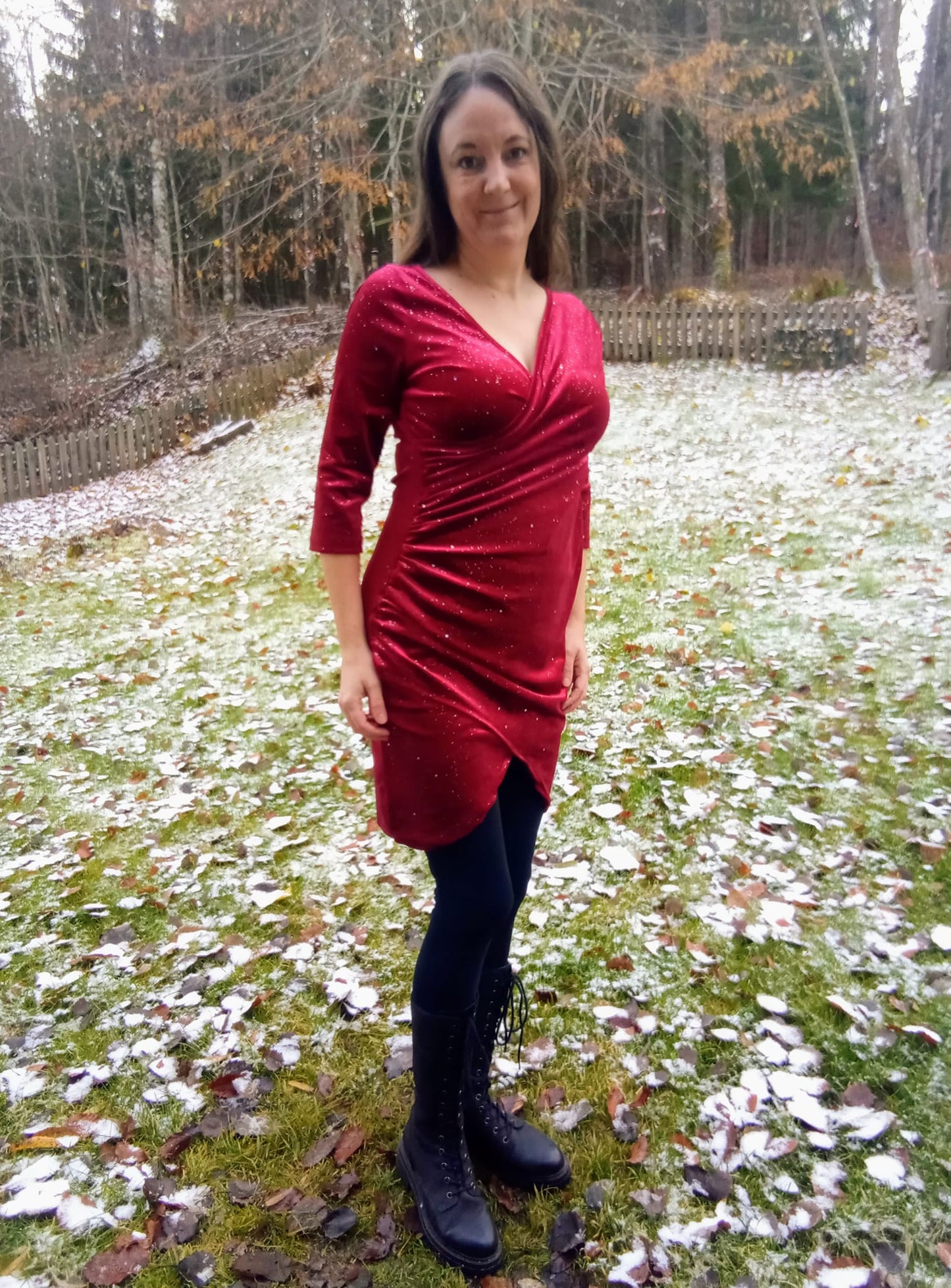 Festive Frolic Dress Strl 34-56 PDF-mönster