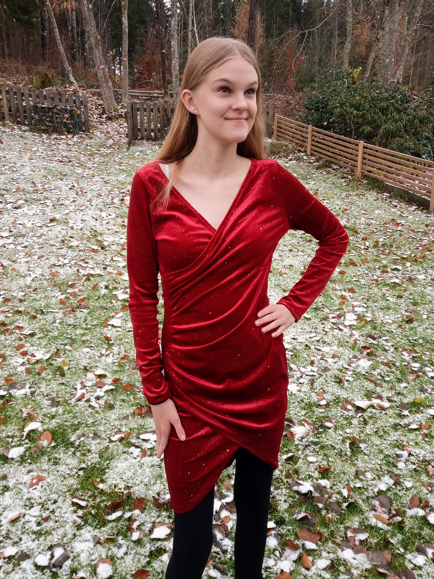 Festive Frolic Dress Strl 34-56 PDF-mönster