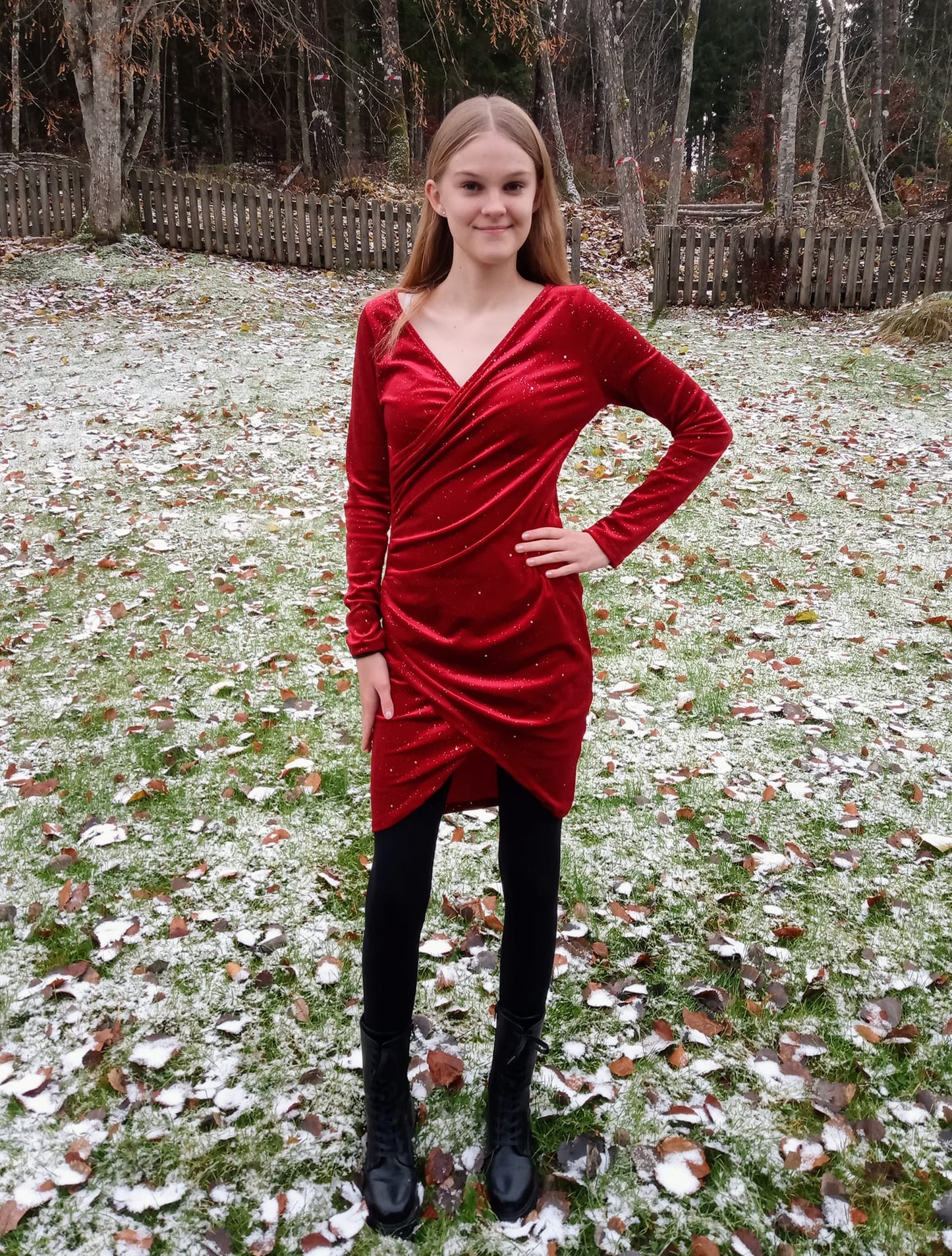 Festive Frolic Dress Strl 34-56 PDF-mönster