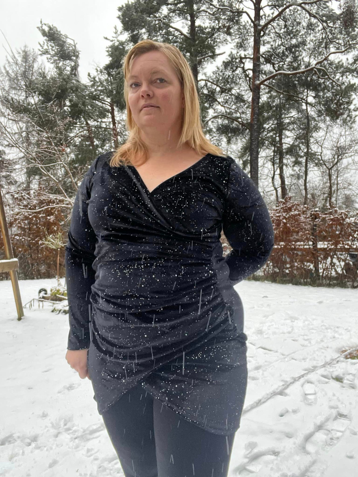 Festive Frolic Dress Strl 34-56 PDF-mönster