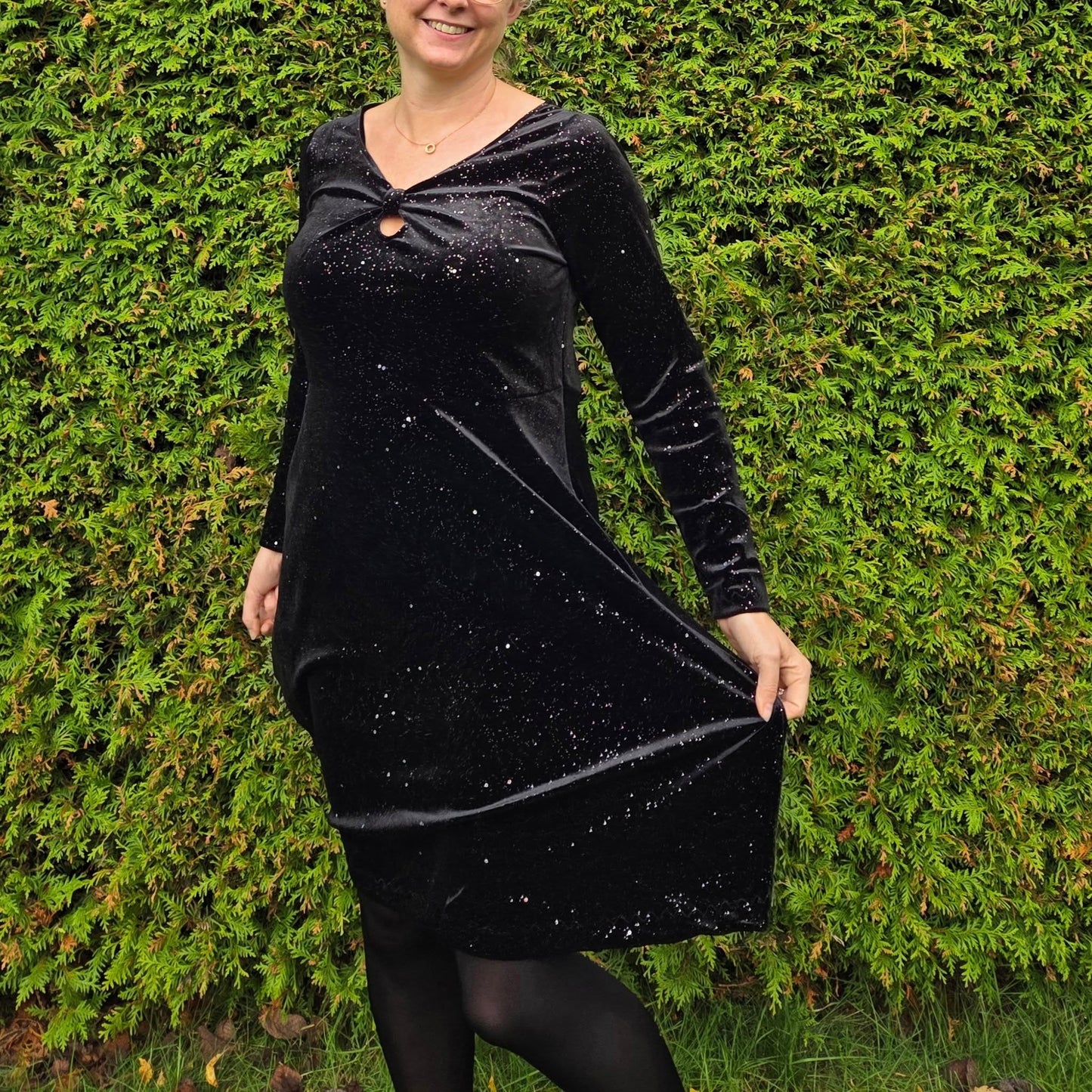 Eagle Bow Dress Strl 34-56 PDF-mönster