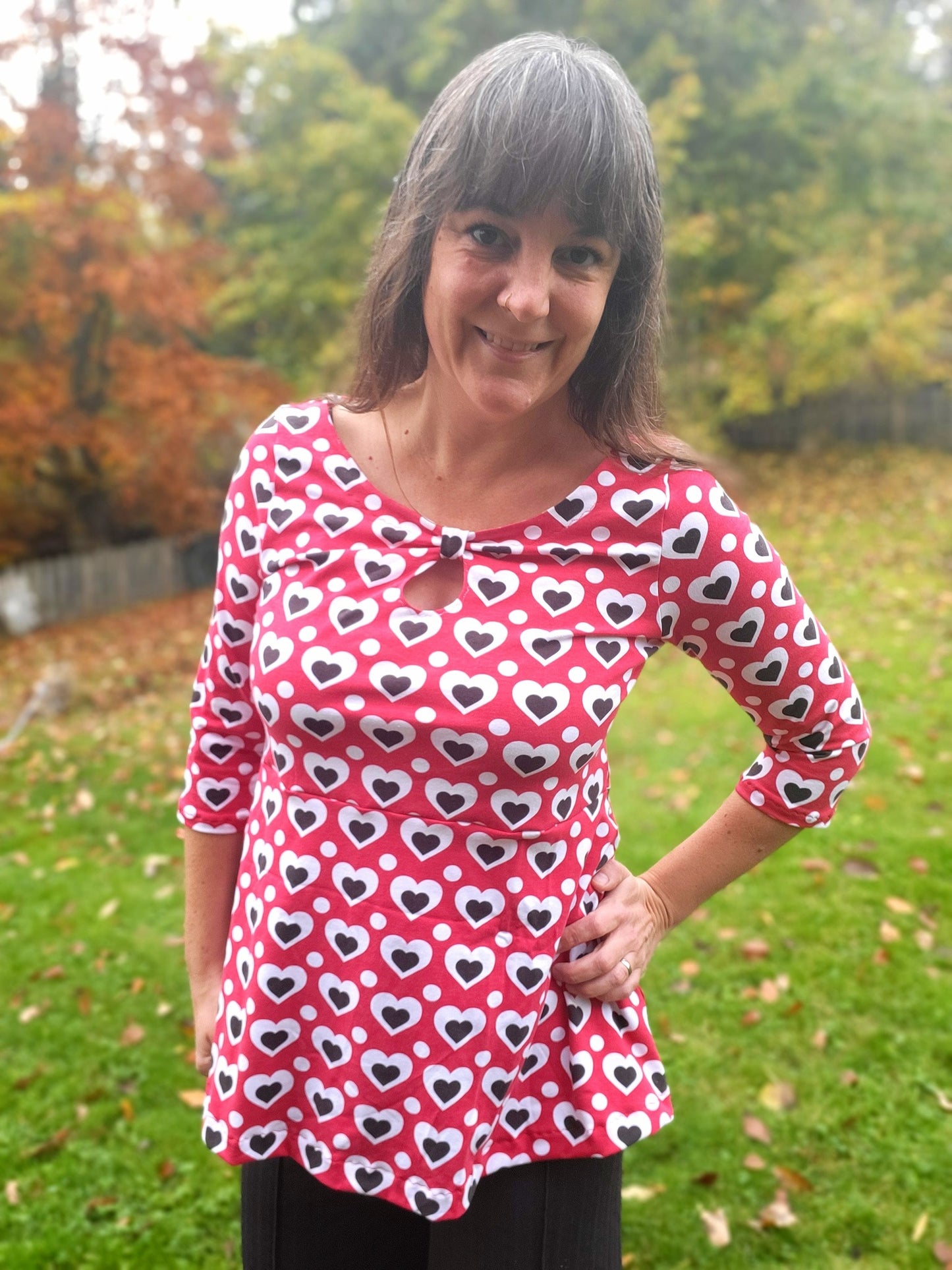 Eagle Bow Dress Strl 34-56 PDF-mönster