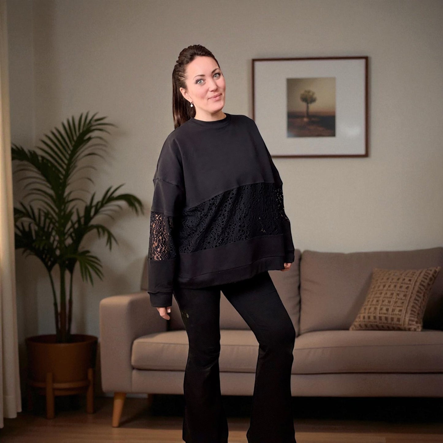 Boyfriend Sweat Strl 34-56 Pappersmönster FÖRHANDSBOKNING