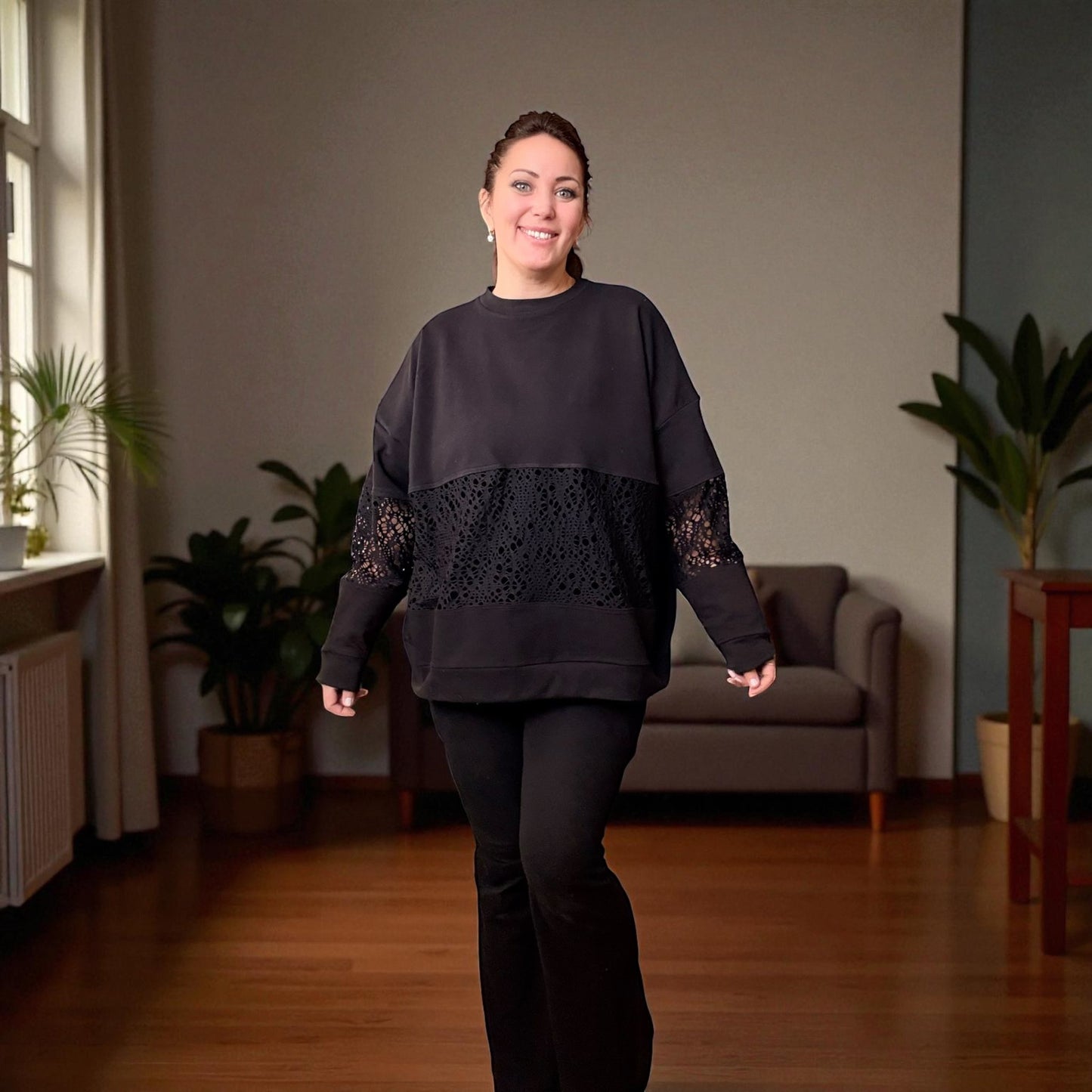 Boyfriend Sweat Strl 34-56 Pappersmönster FÖRHANDSBOKNING