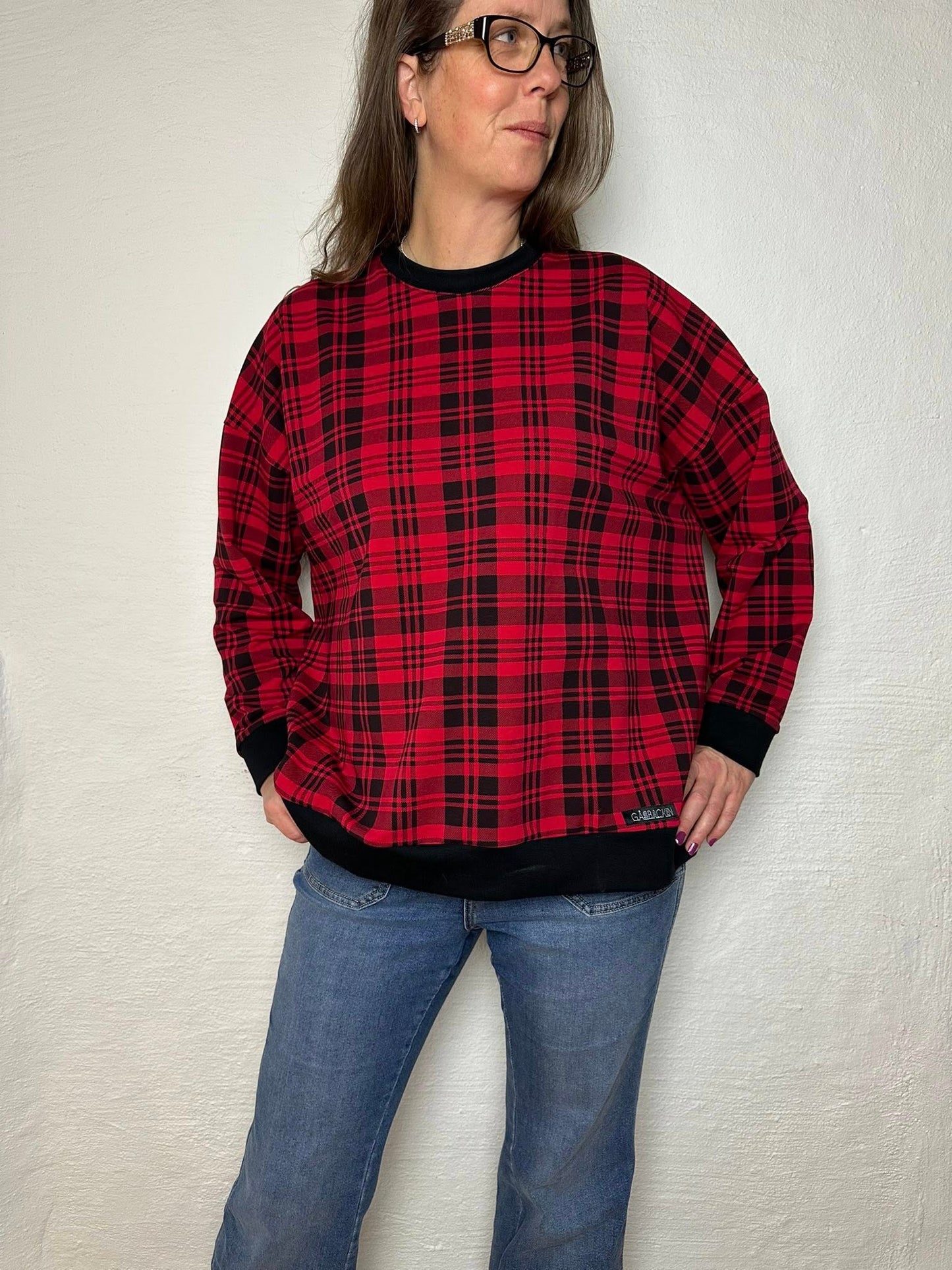 Boyfriend Sweat Strl 34-56 Pappersmönster FÖRHANDSBOKNING