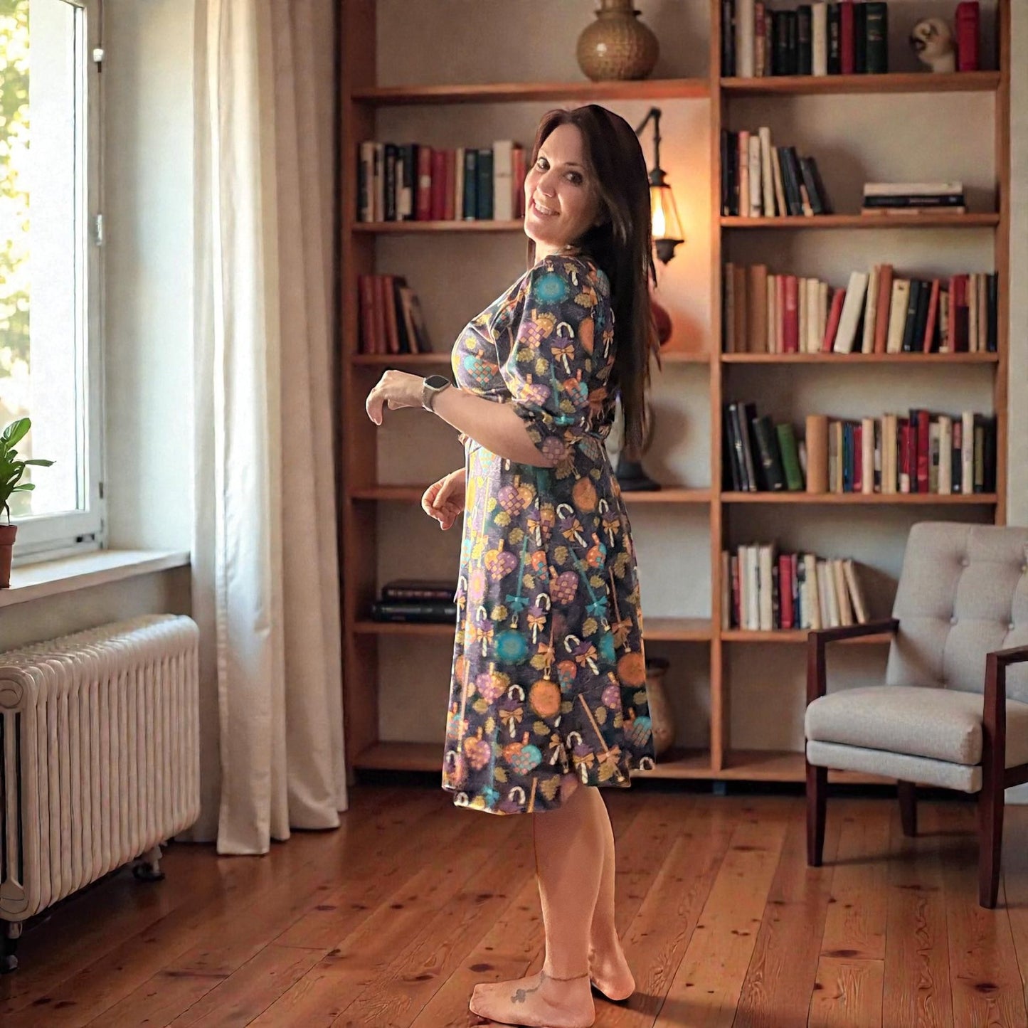 Wow Wrap Dress Strl 34-56 PDF-mönster