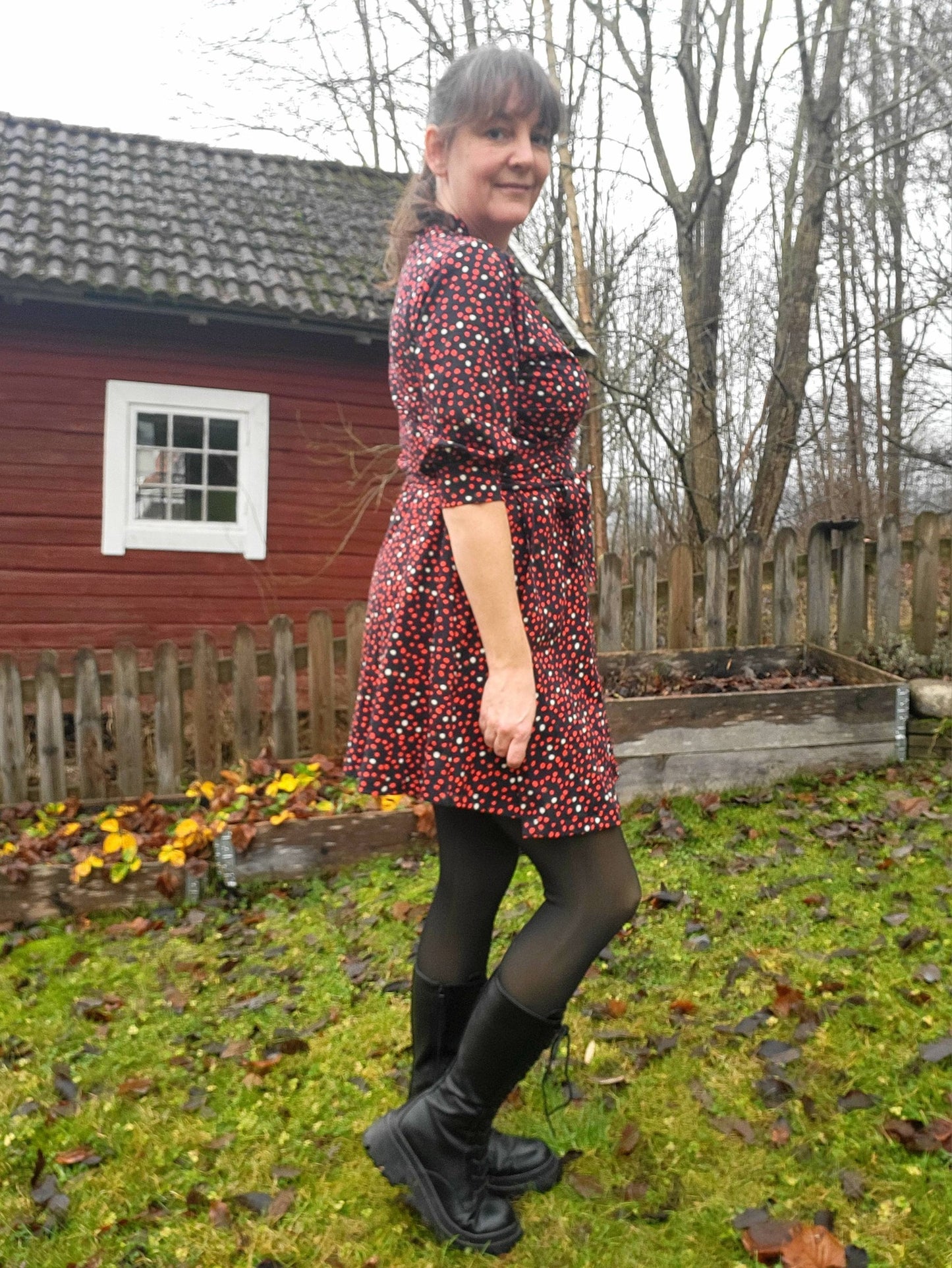 Wow Wrap Dress Strl 34-56 PDF-mönster
