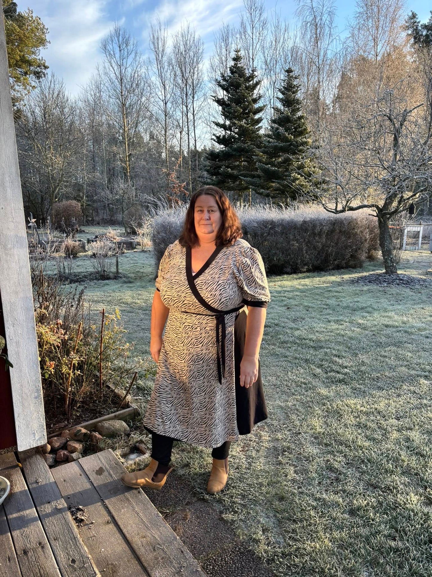 Wow Wrap Dress Strl 34-56 PDF-mönster