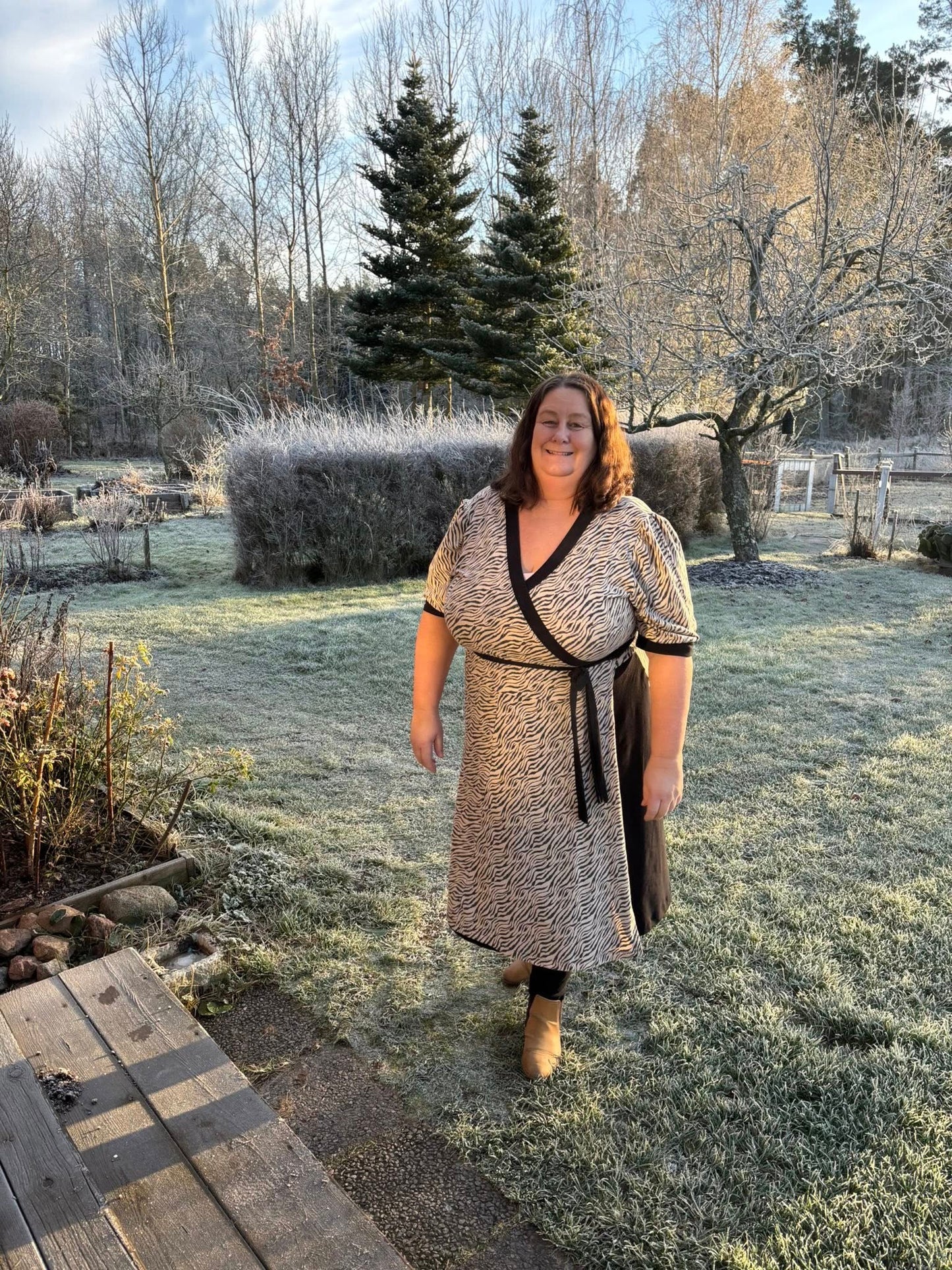 Wow Wrap Dress Strl 34-56 PDF-mönster
