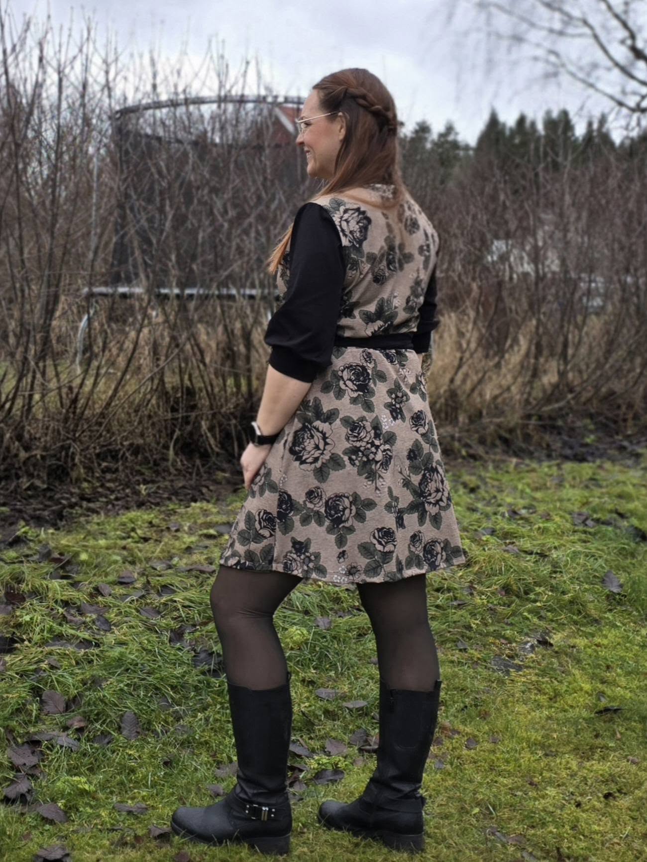 Wow Wrap Dress Strl 34-56 PDF-mönster