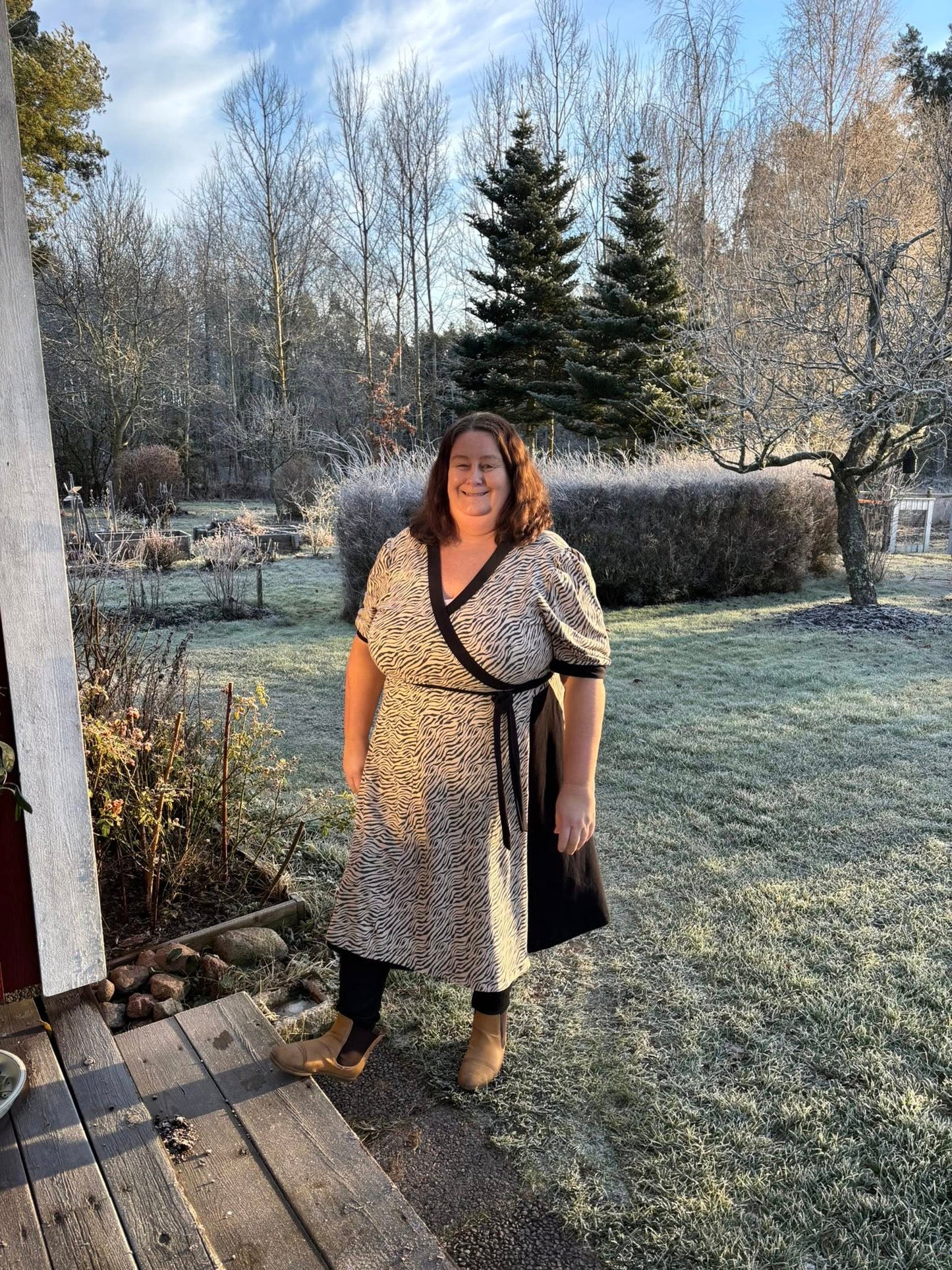 Wow Wrap Dress Strl 34-56 PDF-mönster