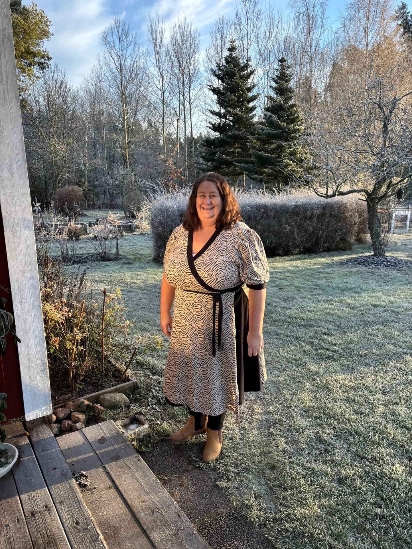 Wow Wrap Dress Strl 34-56 PDF-mönster