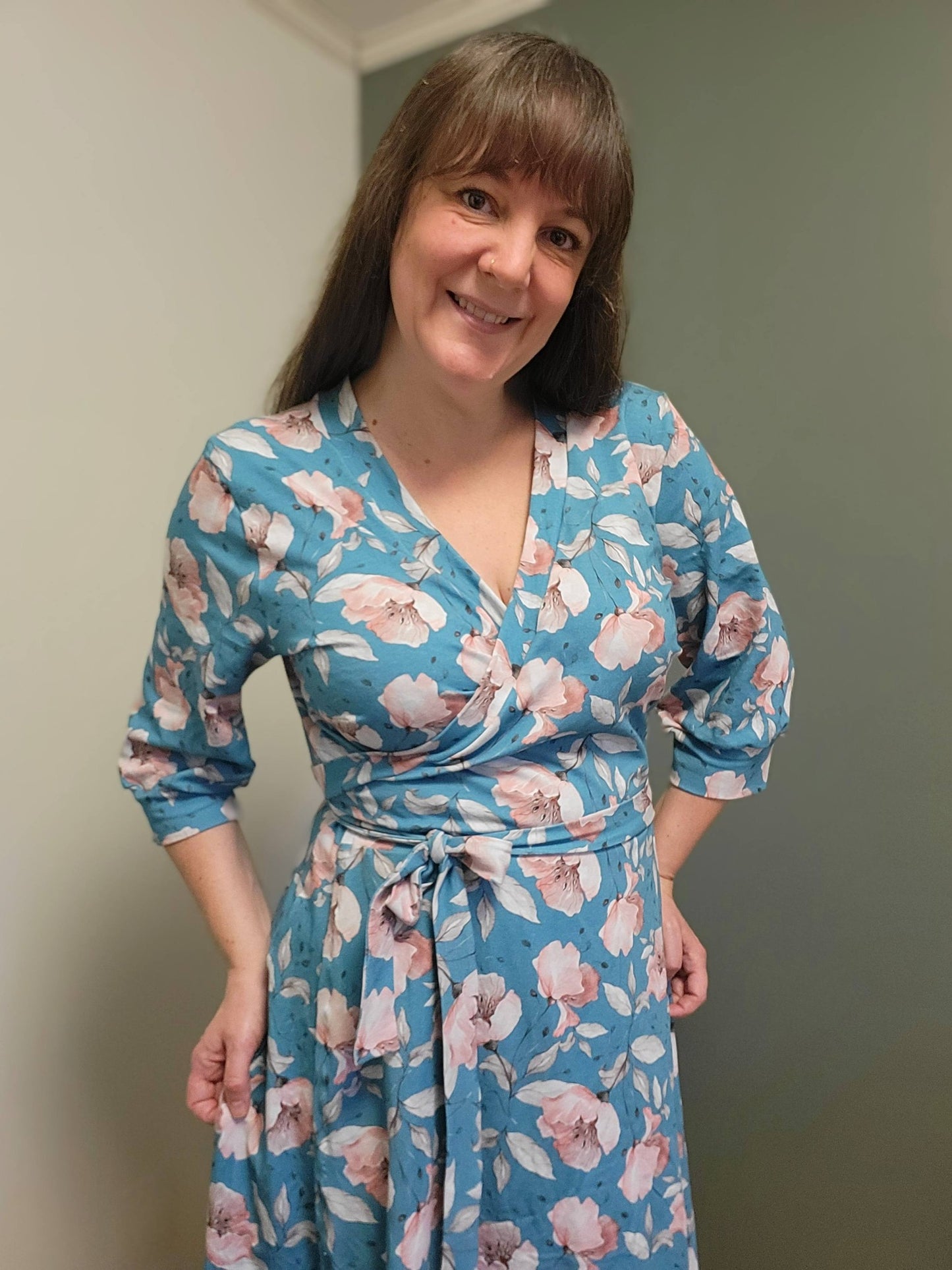 Wow Wrap Dress Strl 34-56 PDF-mönster