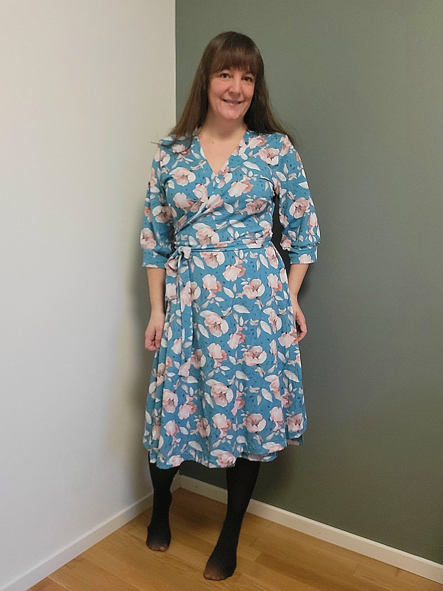 Wow Wrap Dress Strl 34-56 PDF-mönster