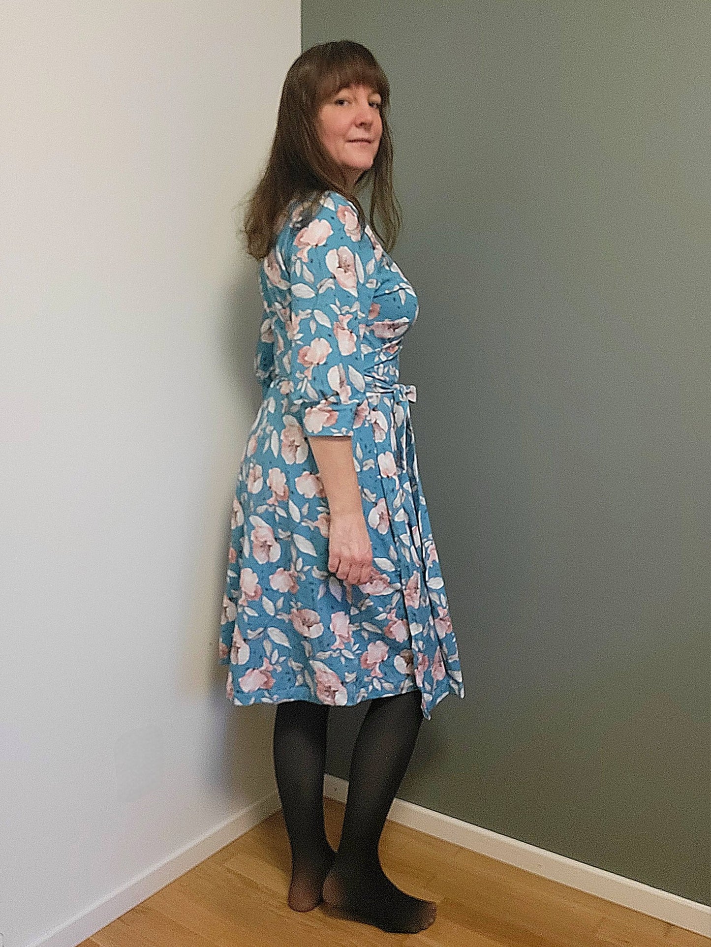Wow Wrap Dress Strl 34-56 PDF-mönster