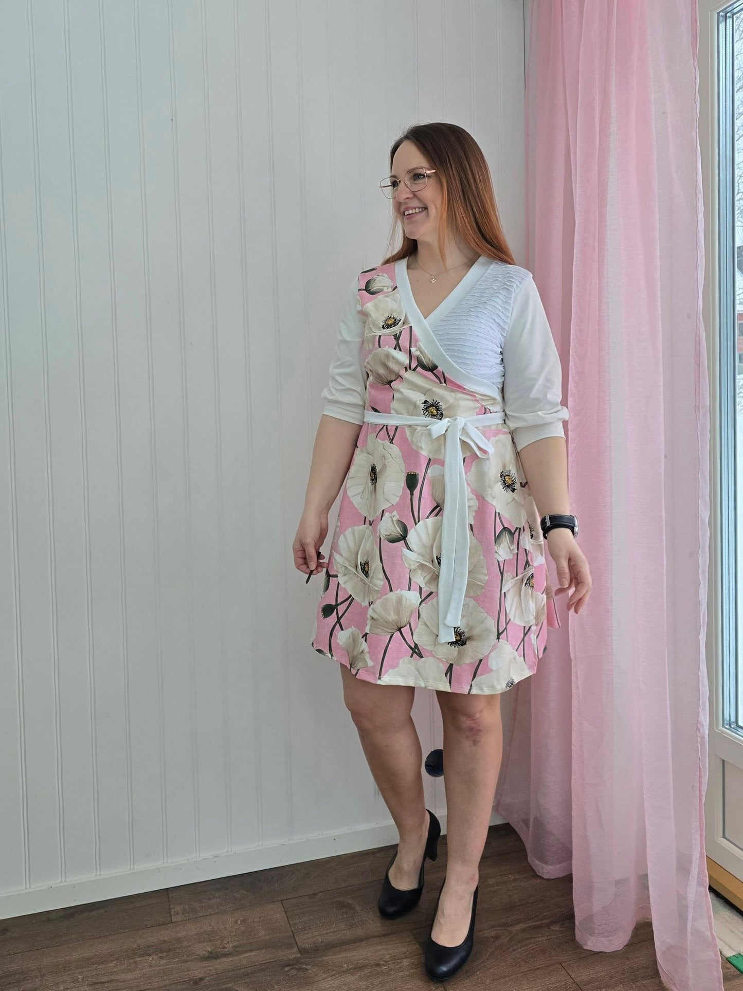Wow Wrap Dress Strl 34-56 PDF-mönster