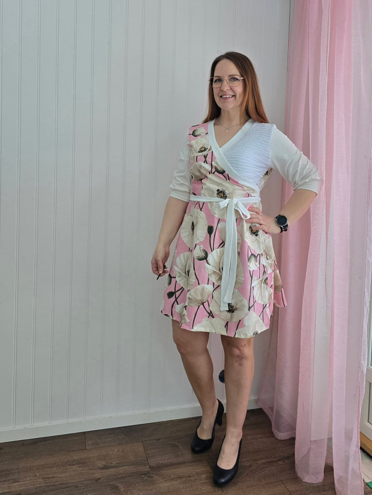 Wow Wrap Dress Strl 34-56 PDF-mönster
