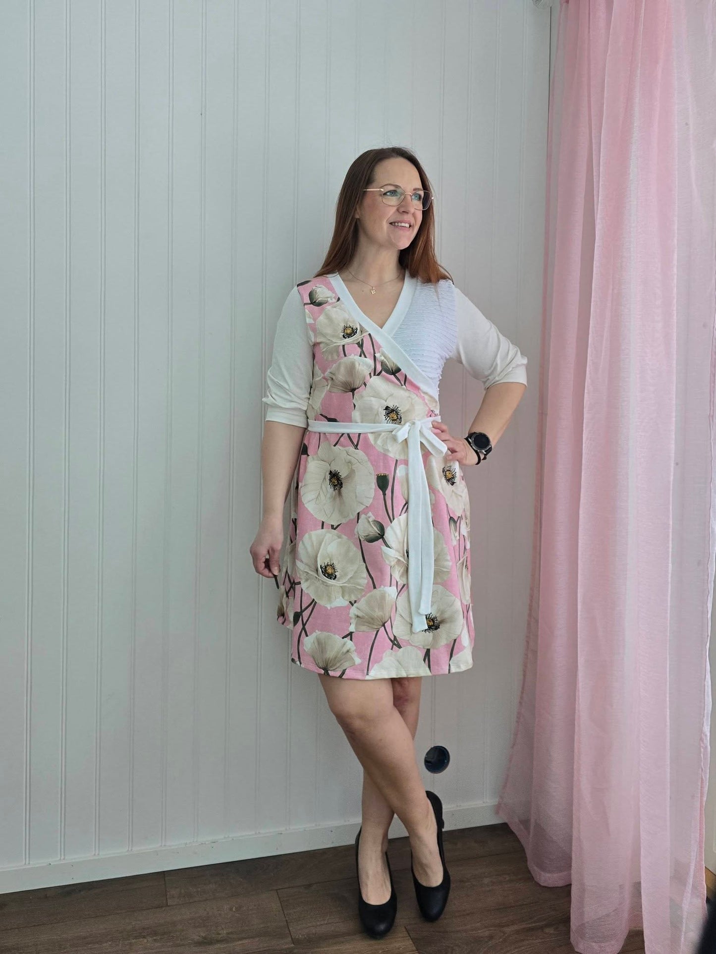 Wow Wrap Dress Strl 34-56 PDF-mönster